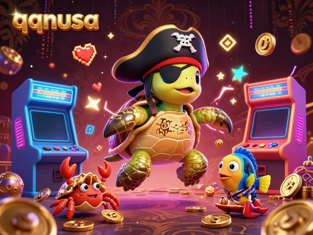Engage with the thrilling world of qqnusa as the pirate turtle and friends dive into treasures.