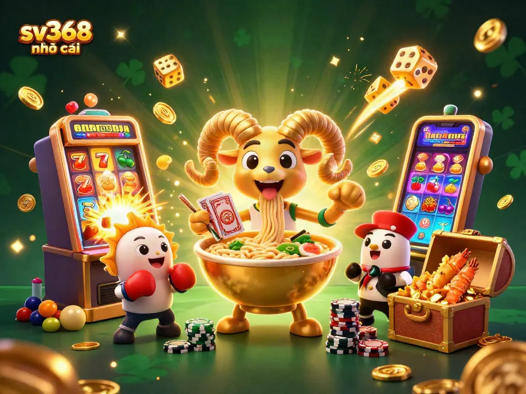 Experience thrilling gameplay with sv368 nhà cái featuring playful characters and dynamic casino elements.