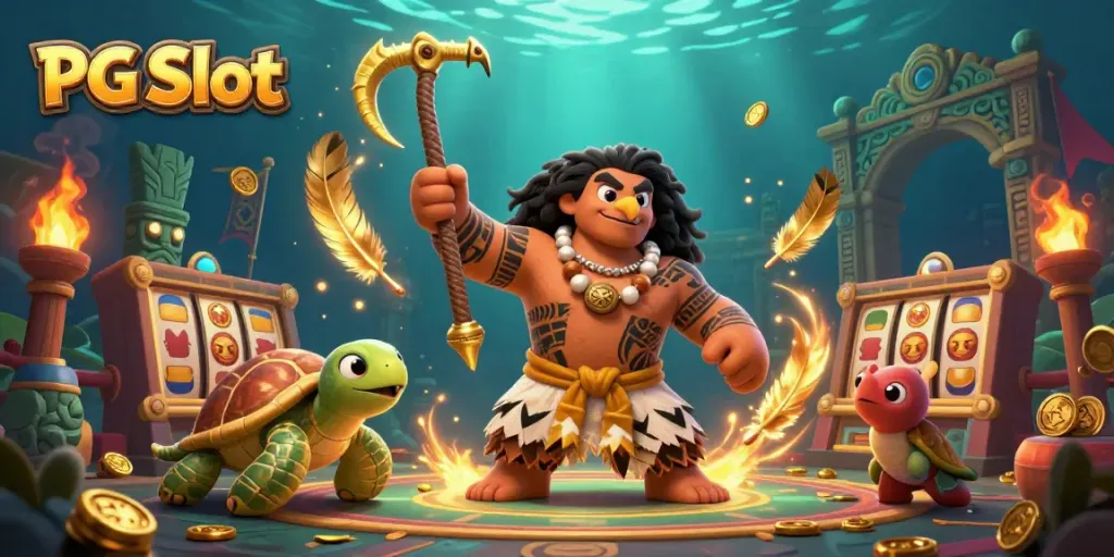 Menggandakan peluang menang dengan PG Slot dan karakter menarik dalam ilustrasi 3D.