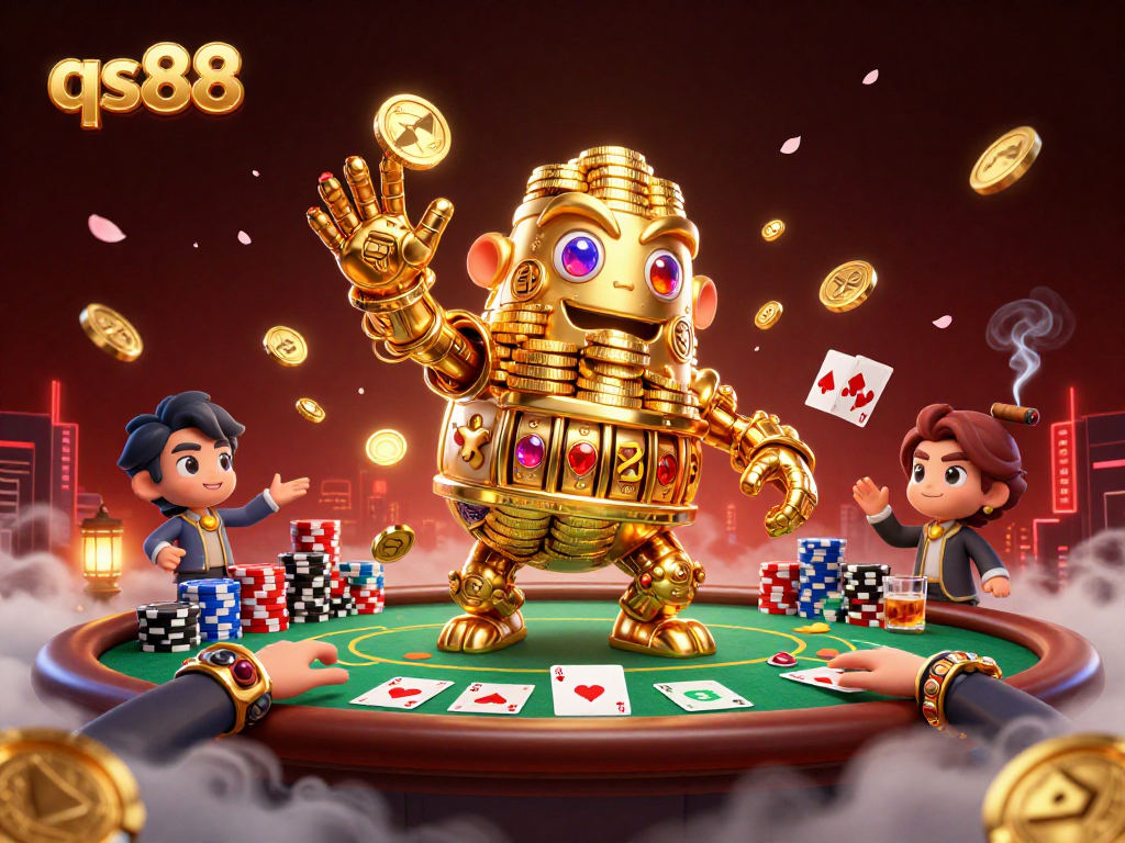 Engage in thrilling poker games at qs88 with dynamic poker elements and a captivating 3D scene.