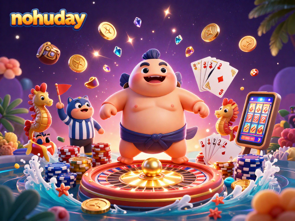 Win big at nohuday with the exciting underwater slot game featuring animated characters, dynamic game elements, and vibrant colors.
