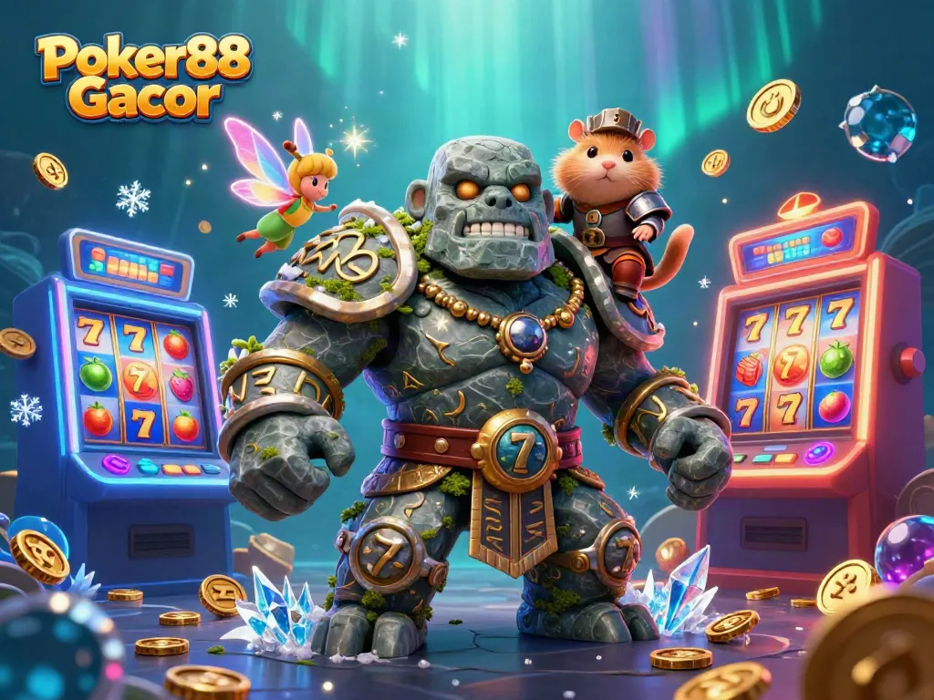 Experience thrilling wins with Poker88 Gacor's vibrant slot games featuring dynamic characters.
