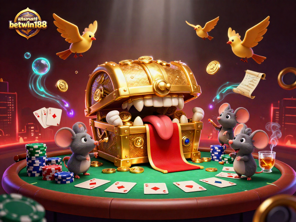 Engage with link alternatif betwin188 through an exciting treasure-themed poker gaming scene.