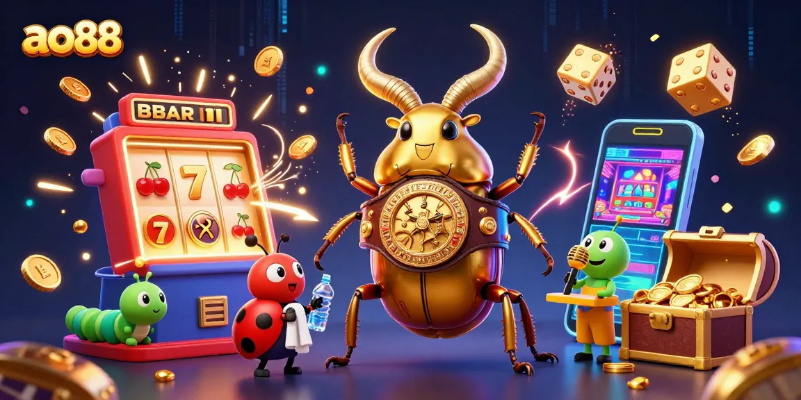 Experience thrilling gaming at ao88 with vibrant symbols, dynamic characters, and exciting jackpot action.