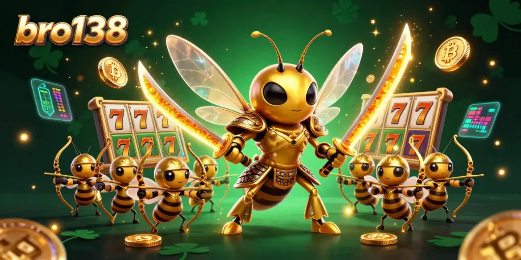 Experience the excitement of bro138 casino with vibrant games and engaging characters in an ultra-detailed 3D scene.