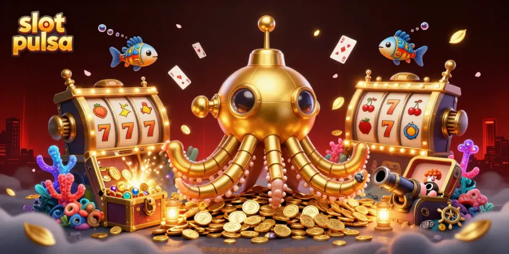 Engage in thrilling gameplay with slot pulsa and experience vibrant underwater worlds filled with treasures.