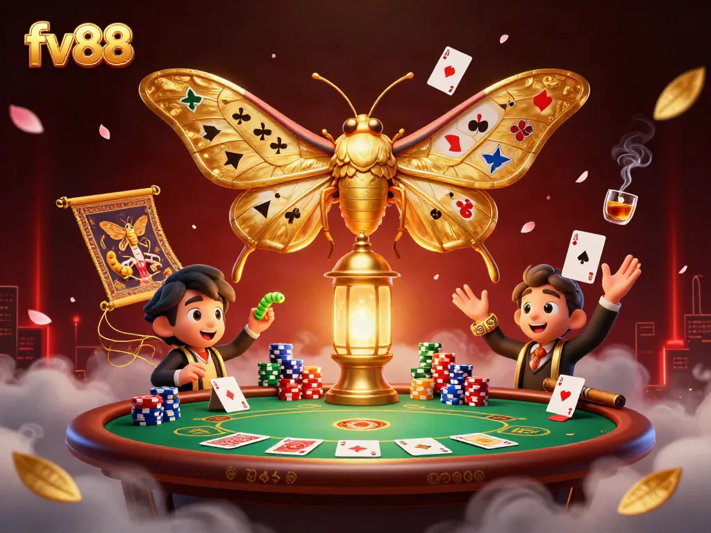 Experience thrilling gambling action with FV88's vibrant casino scene full of games and excitement.