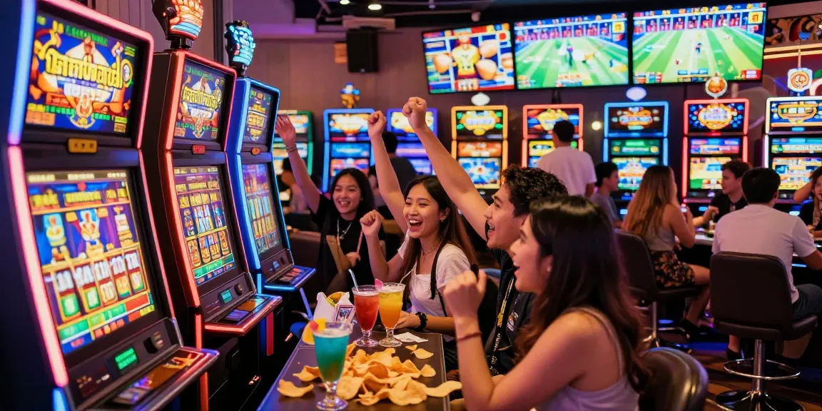 Pengalaman seru bermain slot thailand di kasino dengan suasana meriah dan pemain beragam.