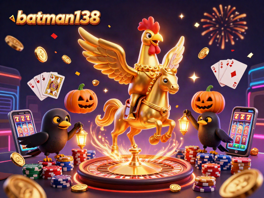 Engage with batman138 and win dazzling rewards in a vibrant casino setting.