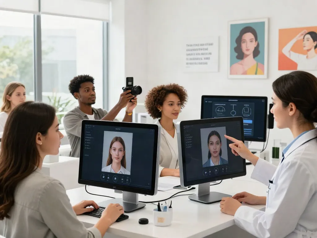 Engaging session exploring alternatives to QOVES facial analysis with AI technology.