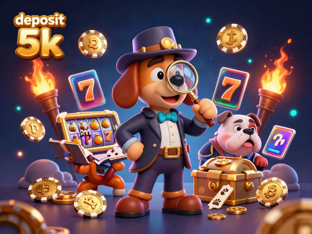 Win big with the exciting atmosphere of Slot Depo 5k featuring vibrant gaming elements and engaging characters.