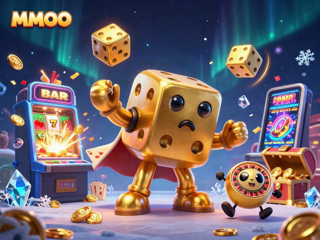 Experience the thrill of MMOO with our 3D casino characters in an exciting jackpot scene!